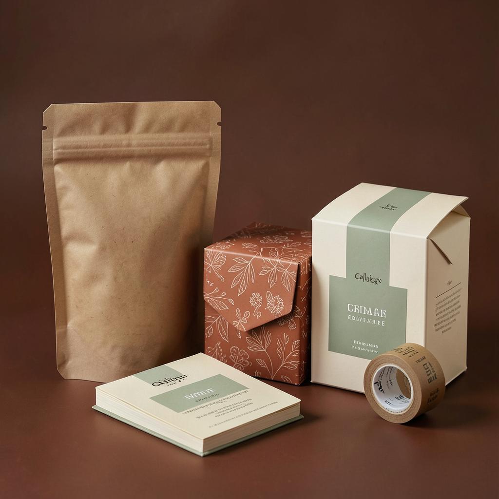 Custom pouches, mailer boxes, labels and printed tape